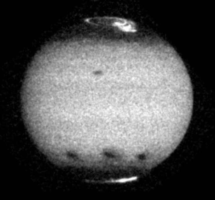 Empreintes de l'impact de la comète Shoemaker-Levy 9 sur Jupiter