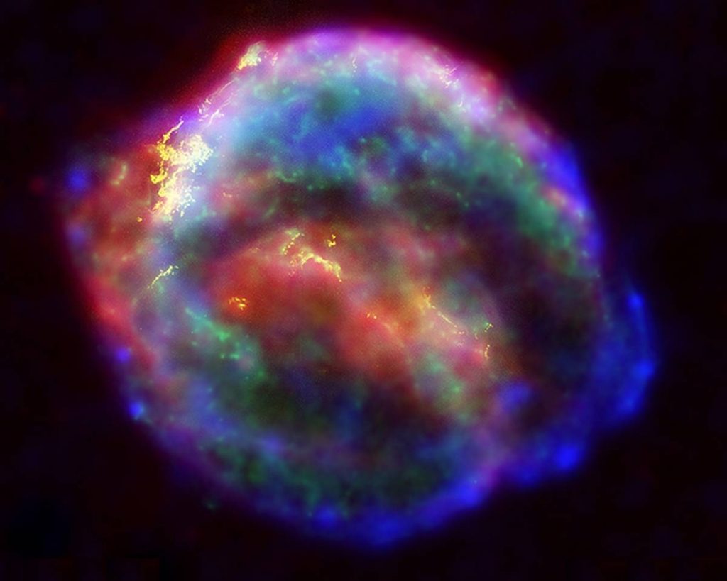 SN 1604, ou supernova de Kepler.