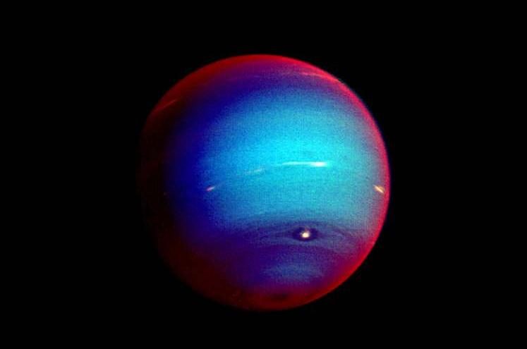 Image de Neptune prise par Voyager 2