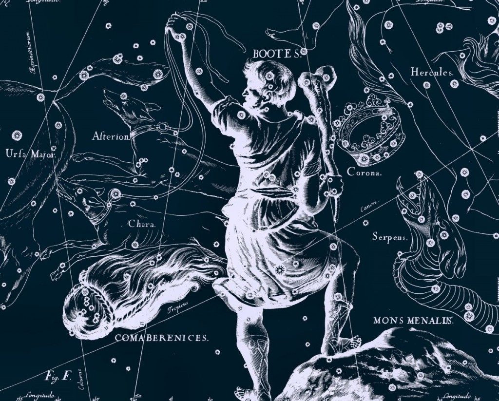 Constellation Volopassus, dessin de Jan Hevelius