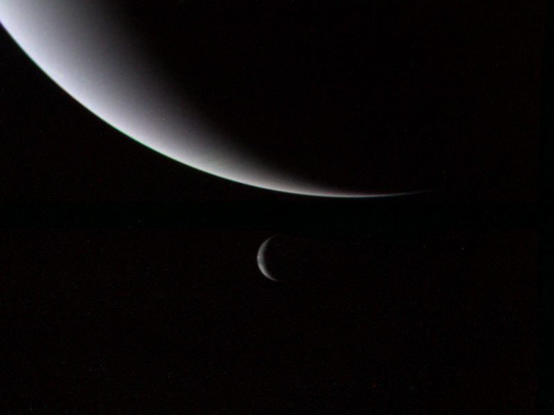 Neptune et son satellite Triton