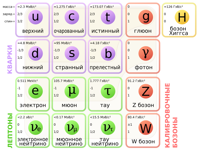 Le modèle standard en physique