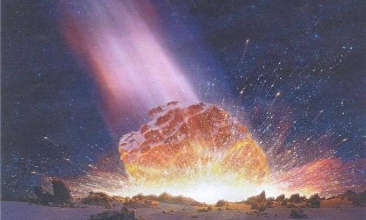 Voici la vue d'artiste de la chute de la météorite d'Arizona