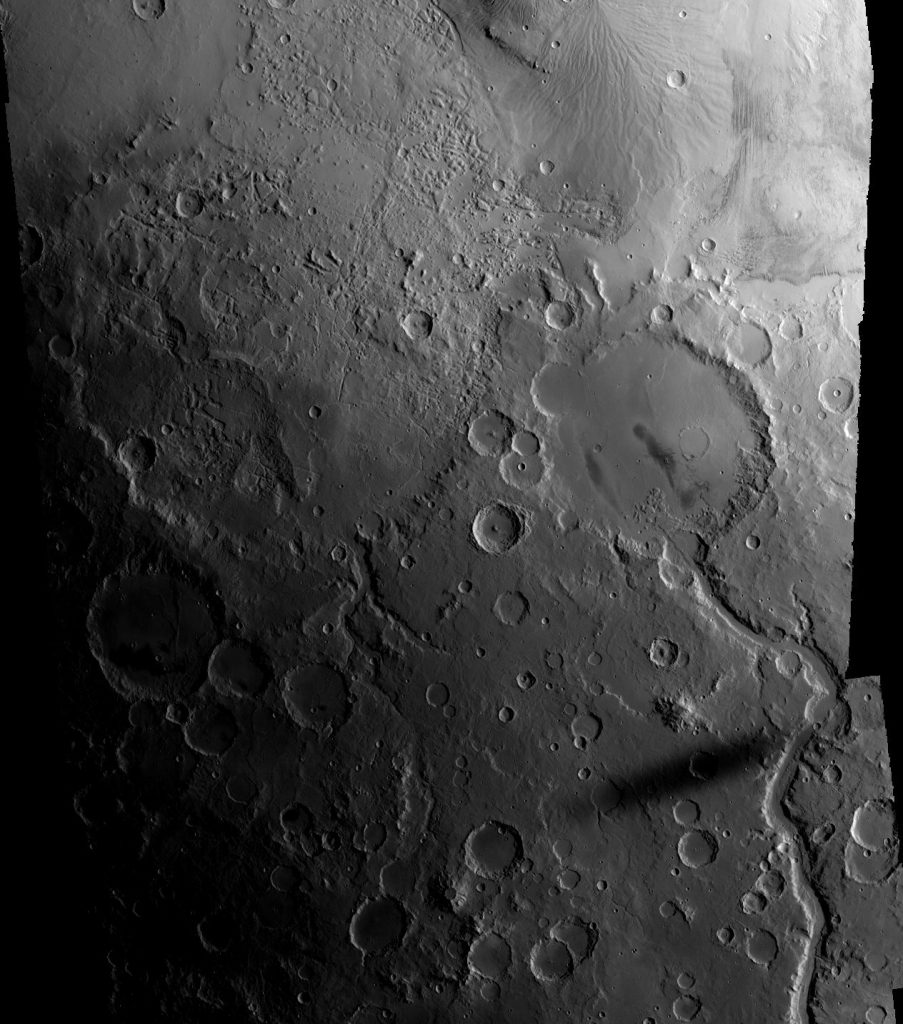 Ombre de la Lune sur Mars