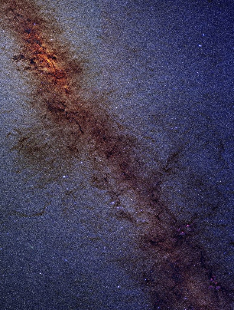 Centre galactique (en infrarouge)