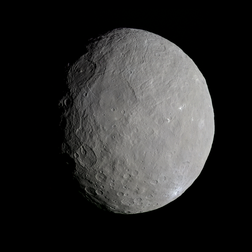 Cérès, image de la sonde Dawn