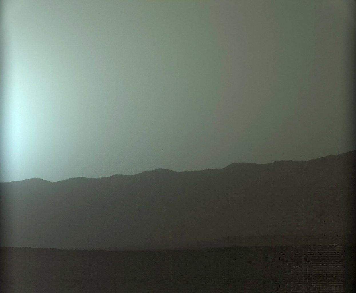 L'aube sur Mars