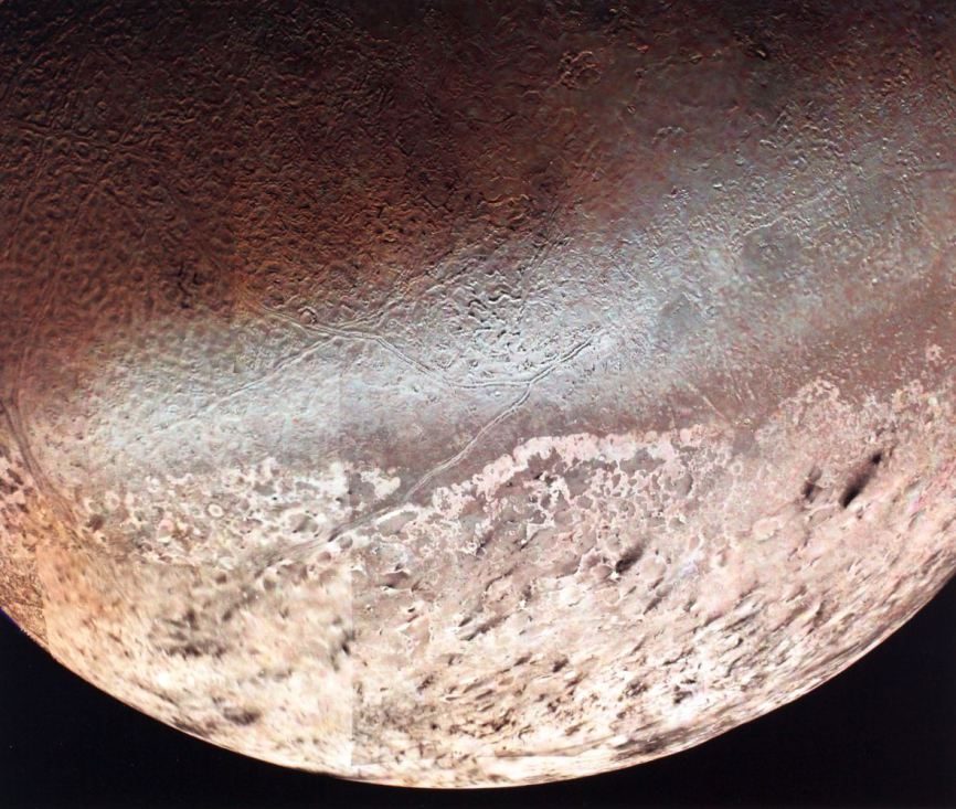 Triton, le plus grand satellite de Neptune