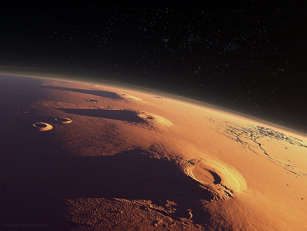 Volcans de Mars