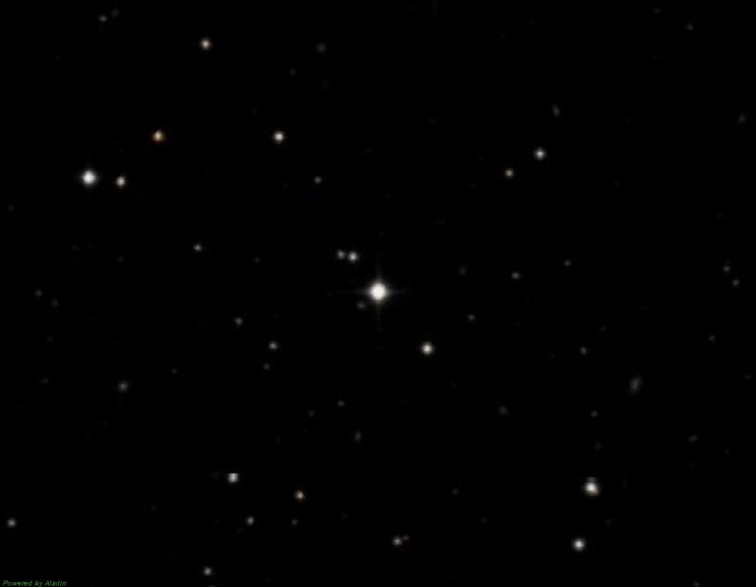 Étoile WASP-1 avec une exoplanète