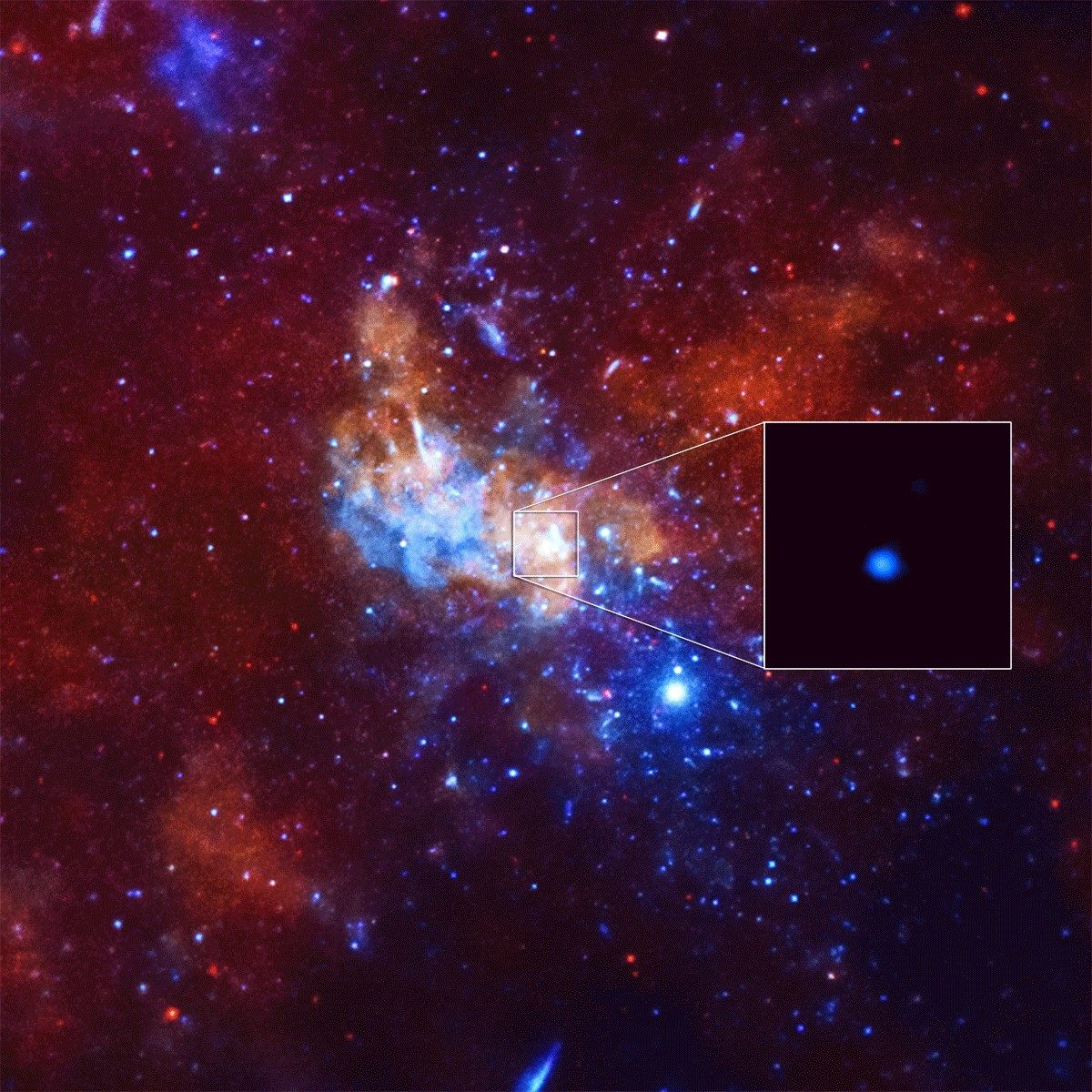 Image du centre de la Voie lactée