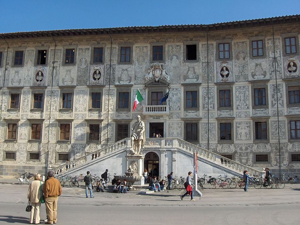 Le bâtiment de l'université de Pise