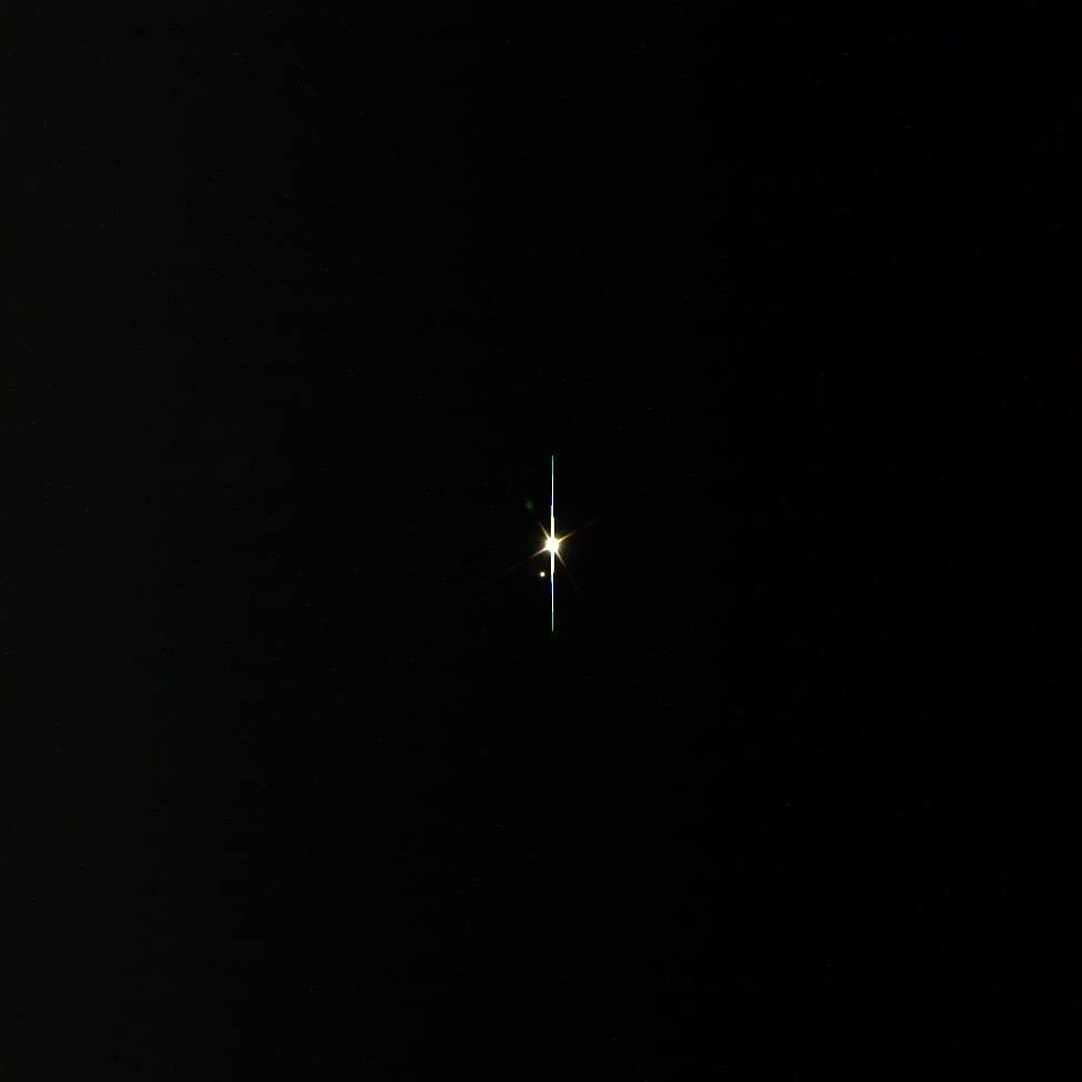 Terre et Lune, photo Cassini