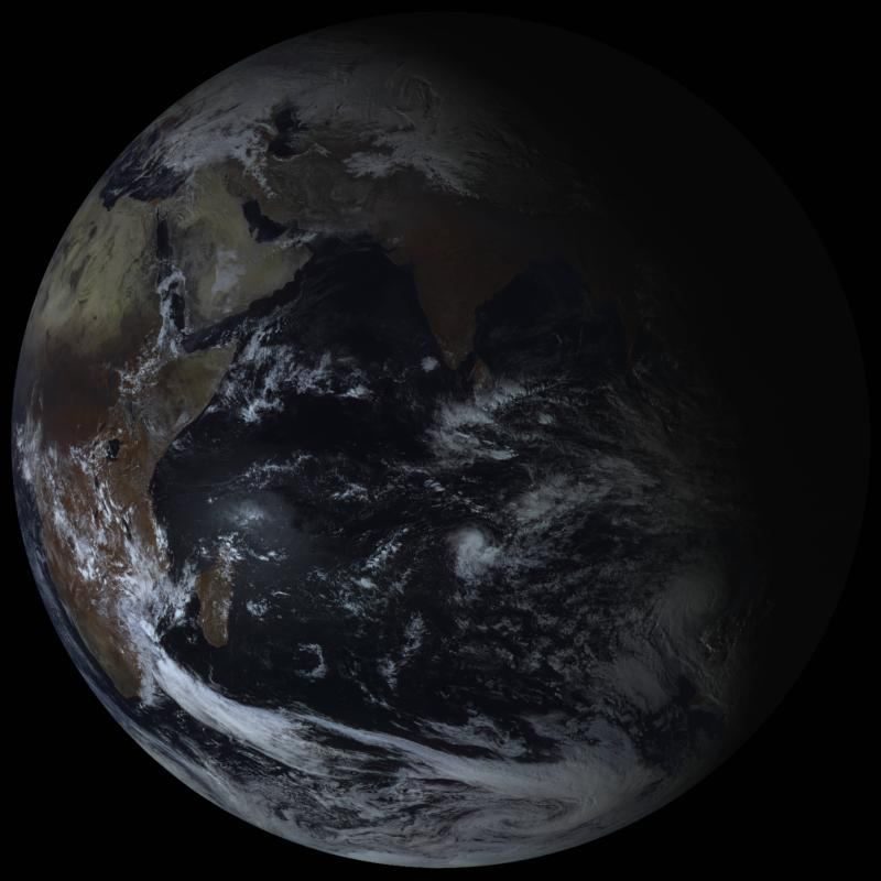 La Terre vue du satellite Electro-L