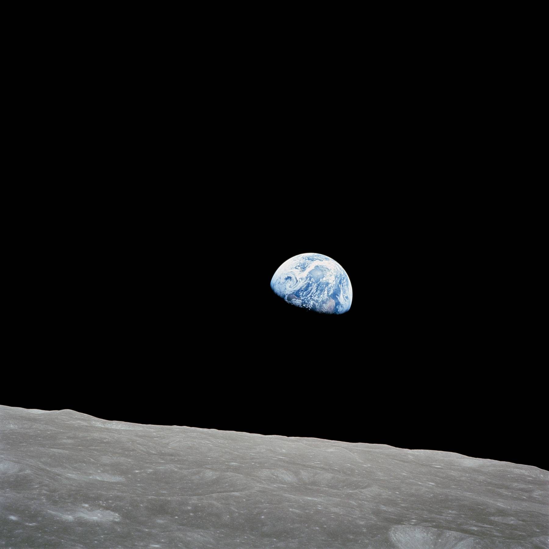 Terre, vue de la Lune