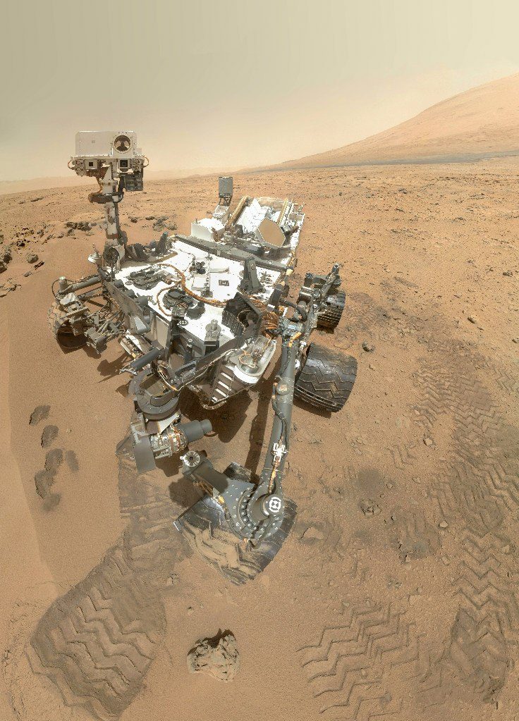 Selfies célèbres du rover martien