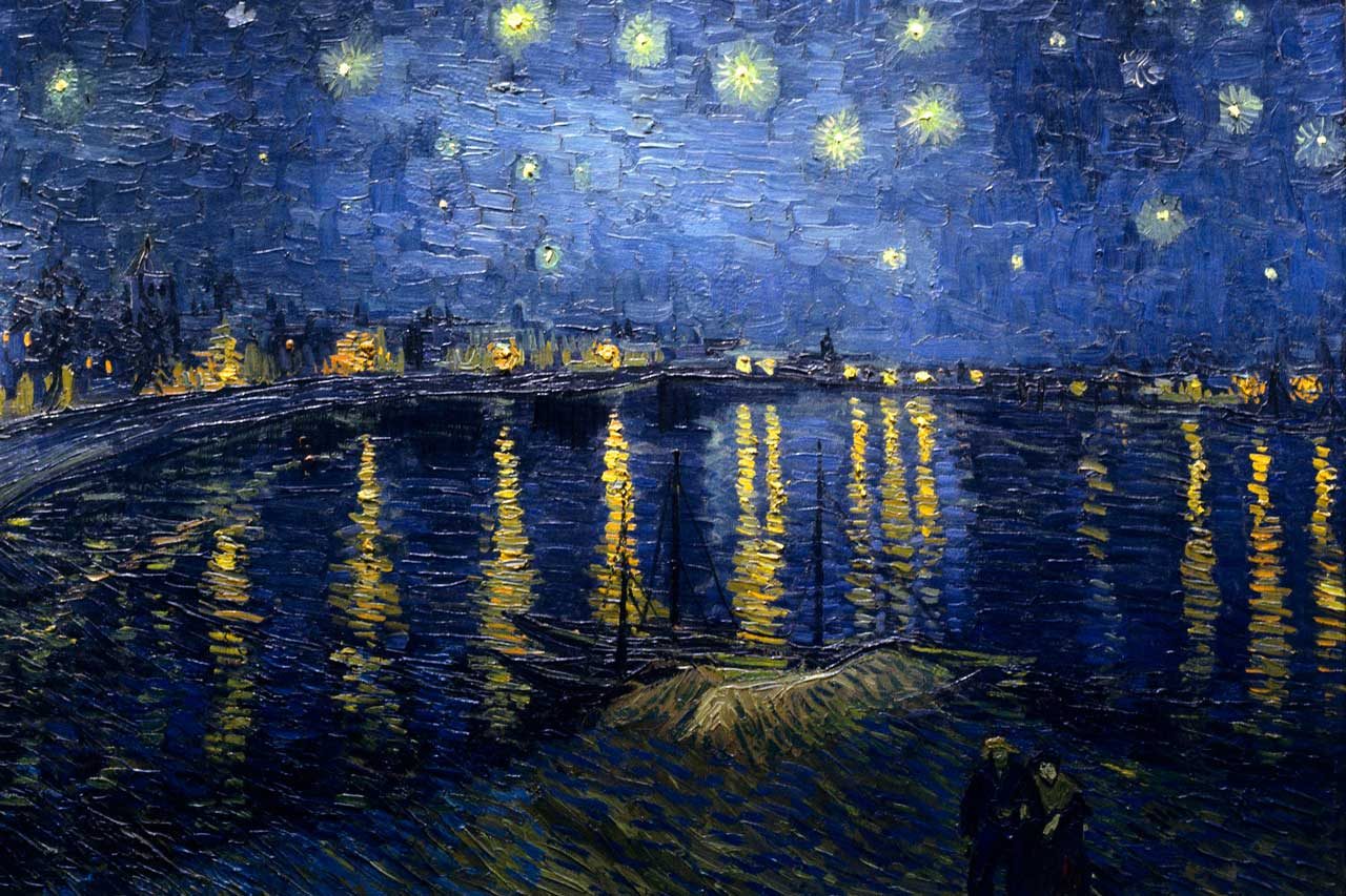 Nuit étoilée sur le Rhône - Vincent van Gogh